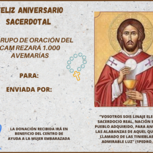 Feliz Aniversario Sacerdotal